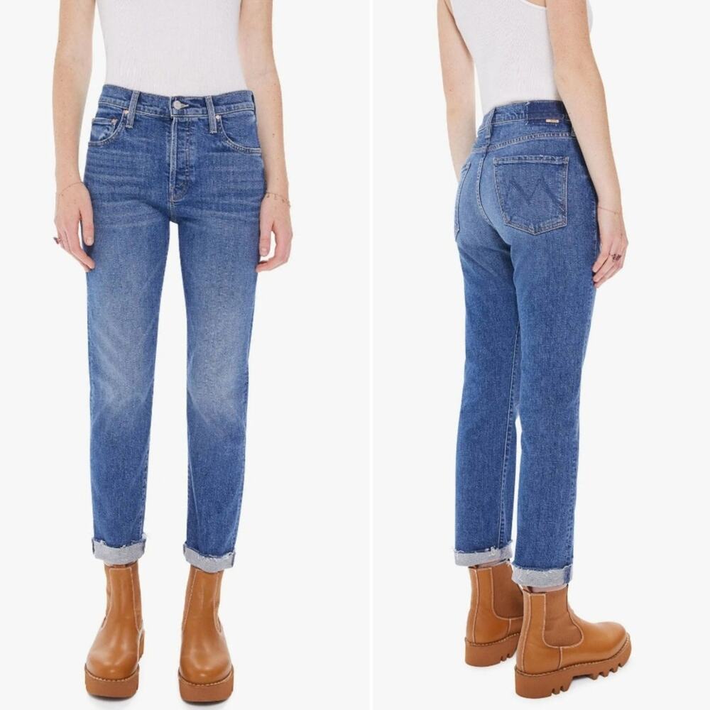 MOTHER Indigo Straight Leg Jeans